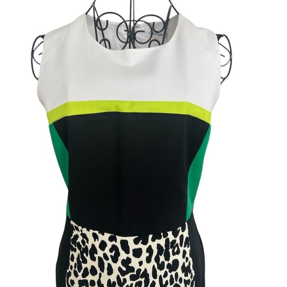 Calvin Klein Multicolor Leopard Print A-Line Sleeveless Mini Dress – Size 2 - Picture 12 of 12